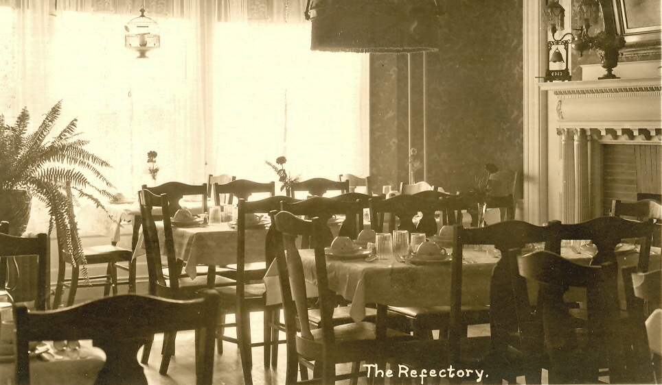 A black and white photo of the Morrison House Dining Room