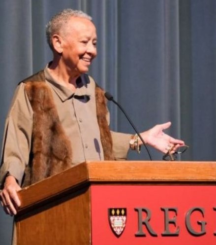 Renowned Poet and Professor Nikki Giovanni at Regis College