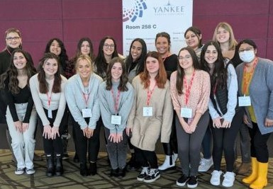 Dental Hygiene students at Yankee Dental Congress 2024