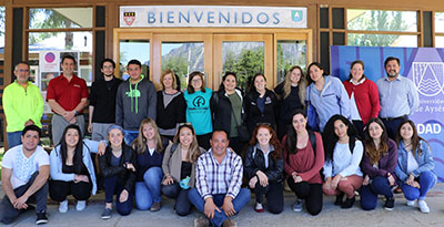 Regis Faculty and Students pose while on a service trip in Chile