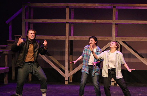 Photo of a performance of Footloose: the Musical at the Fine Arts Center