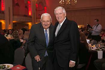 Marshall M. Sloane and Jack Connors pose at the Let It Shine gala.