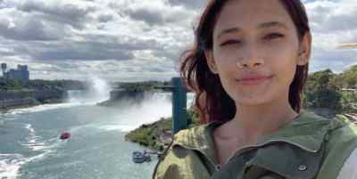 Samikshya Dhital ’20 at Niagara Falls