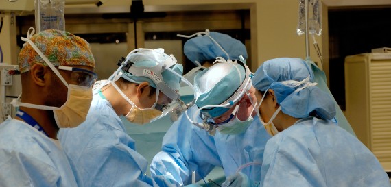 Photo of an operation in progress