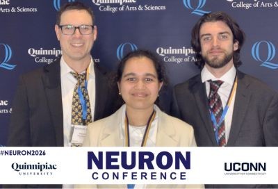Steven Threlkeld, Akshita Duvvuri and Dylan Slichko at Neuro conference