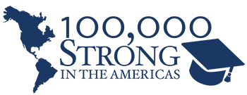 100,000 Strong in the Americas logo