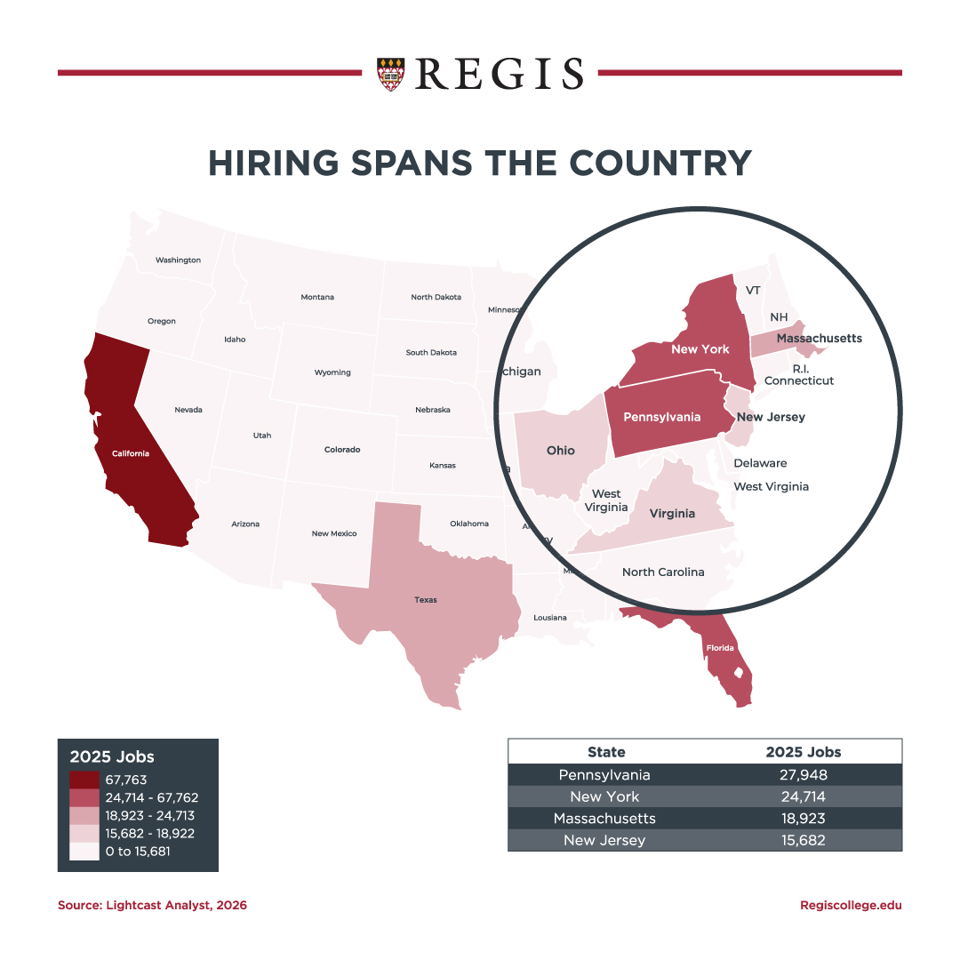 BCBA hiring spans across the entire country.