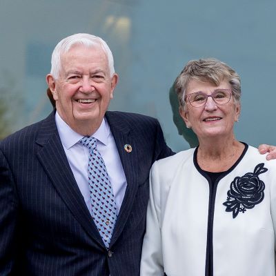 Photo of Bill and Joyce Cummings of the Cummings Foundation, Inc.