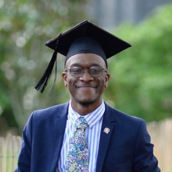 Todd Davidson poses outside