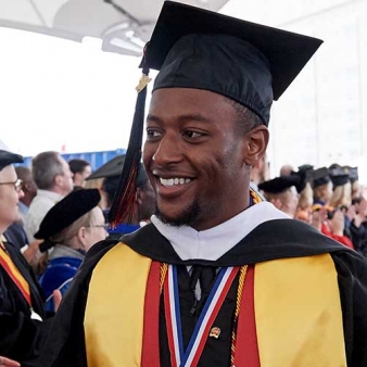 Student at Commencement