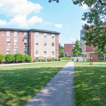 regis college campus quad