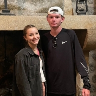Photo of Grace Micklon ‘26 and Callum Park ’26 in Le Puy, France