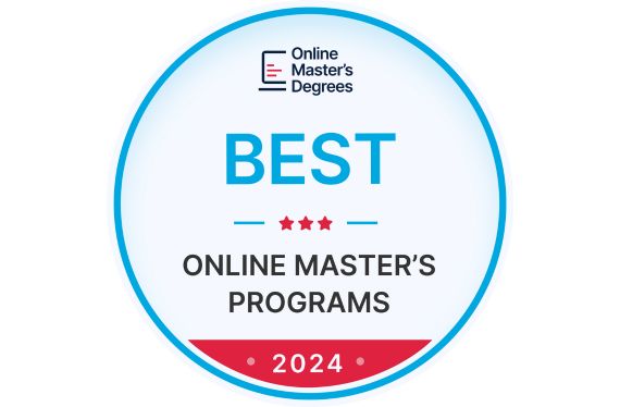 Best Online Master's Programs 2024 badge